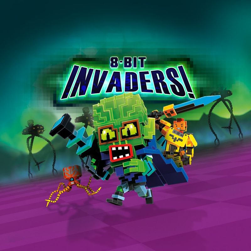 8-Bit Invaders box art for Playstation 4